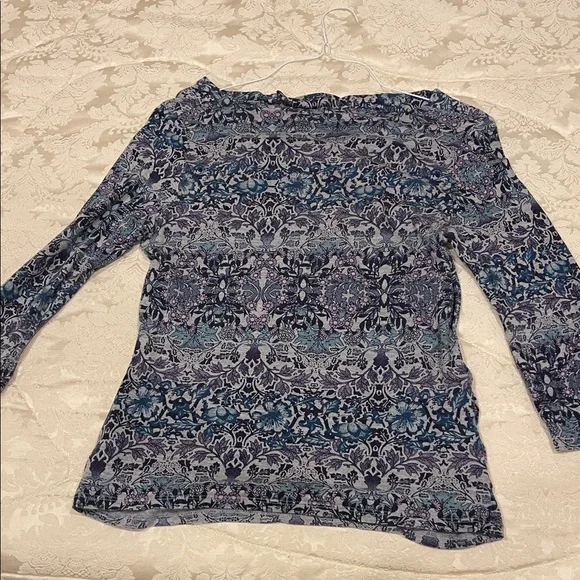 Talbots Multicolor Patterned Blouse - Picture 4 of 4